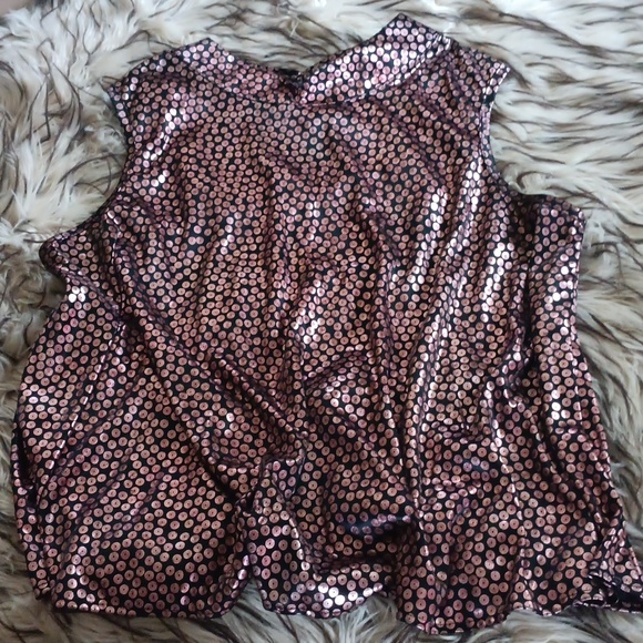 DIANE MARCO metalic fabric swing top - Picture 1 of 3